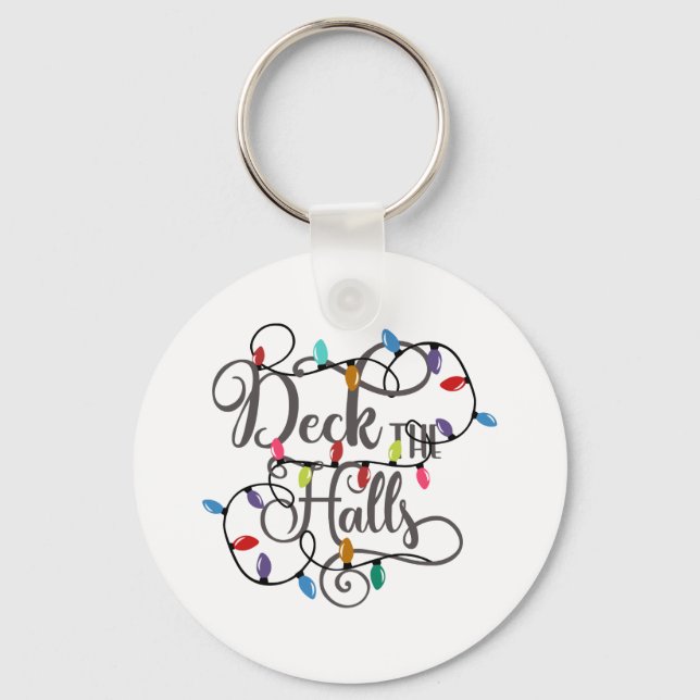 Llavero Navidades de la tipografía divertida (Anverso)