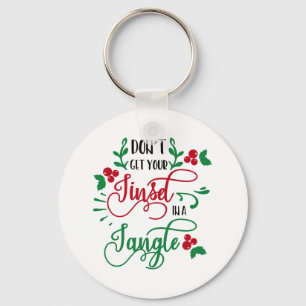 Llavero Navidades de la tipografía divertida