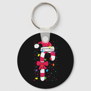 Llavero Navidades de la tripulación de Candy Cane alumbran
