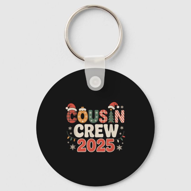 Llavero Navidades de la tripulación de primo 2025 Navidad  (Anverso)