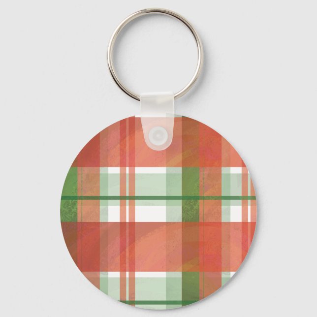 Llavero Navidades de Madras Plaid (Anverso)