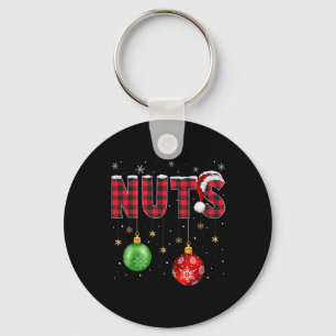 Llavero Navidades de nueces de pecho divertidas familiares