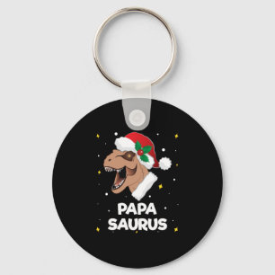 Llavero Navidades de Papasauro Santa Claus Dinosaur