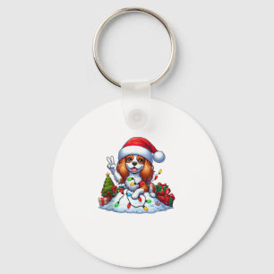 Llavero Navidades de Peace Hand Cavalier King Charles Span