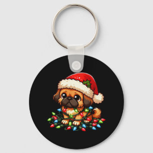 Llavero Navidades de Pekín iluminan a perro con divertidas