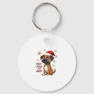 Llavero Navidades de perro de Boxer lindo me probaron lo m