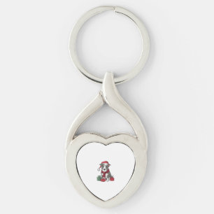 Llavero Navidades De Perro De Toro Terrier De Los Estados 