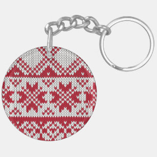 Llavero Navidades de punto