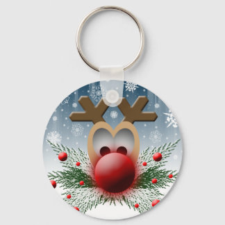Llavero Navidades de renos de vacaciones