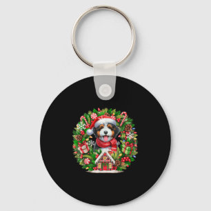 Llavero Navidades de Santa Bernedoodle