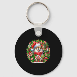 Llavero Navidades de Santa Chihuahua Coincidencia de Círcu