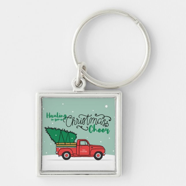 Llavero Navidades de Santa Country Art Overcountry Christm (Frente)