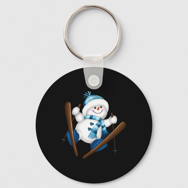 Llavero Navidades de Snowboard de Snowboard (Anverso)