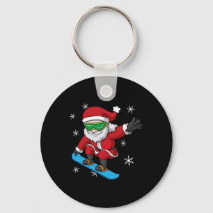 Llavero Navidades de Snowboard Santa Claus Snowboard Snowb