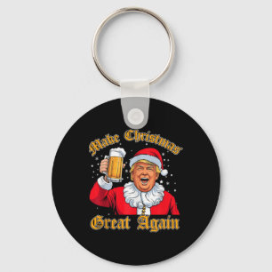 Llavero Navidades de Trump beben cerveza Trump en 2024