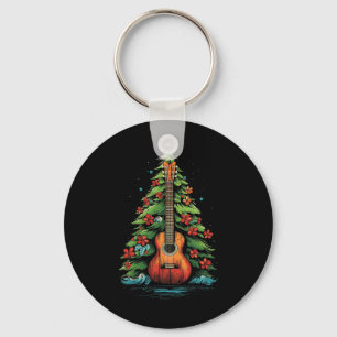 Llavero Navidades de Ukulele revisan gráficos musicales pa