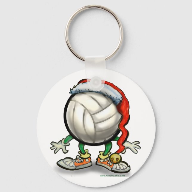 Llavero Navidades de voleibol (Anverso)