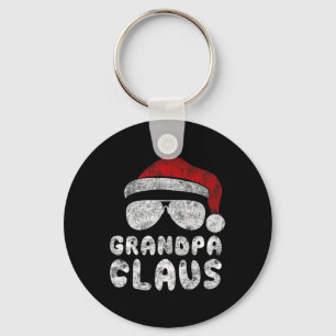 Llavero Navidades del abuelo Claus alumbran familia coinci