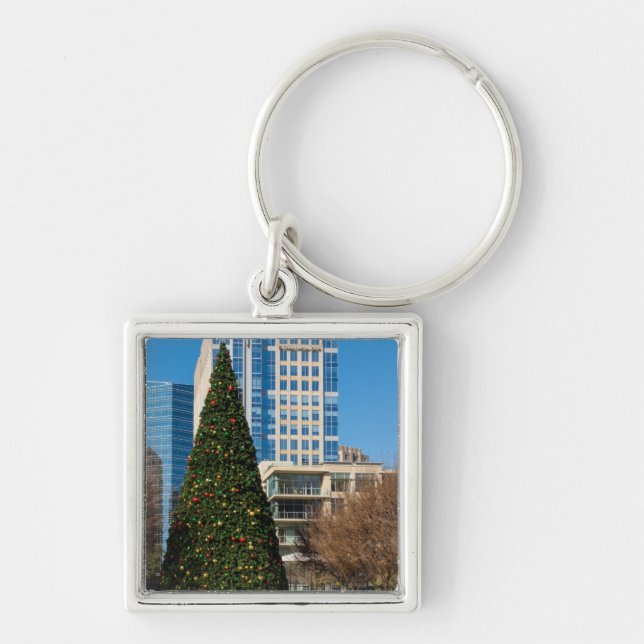 Llavero Navidades del centro de Dallas (Frente)