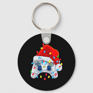 Llavero Navidades del controlador de juegos Santa Hat Game