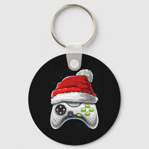 Llavero Navidades del controlador de juegos Santa Hat Game