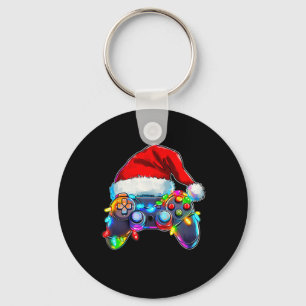 Llavero Navidades del controlador de videojuegos Santa Hat