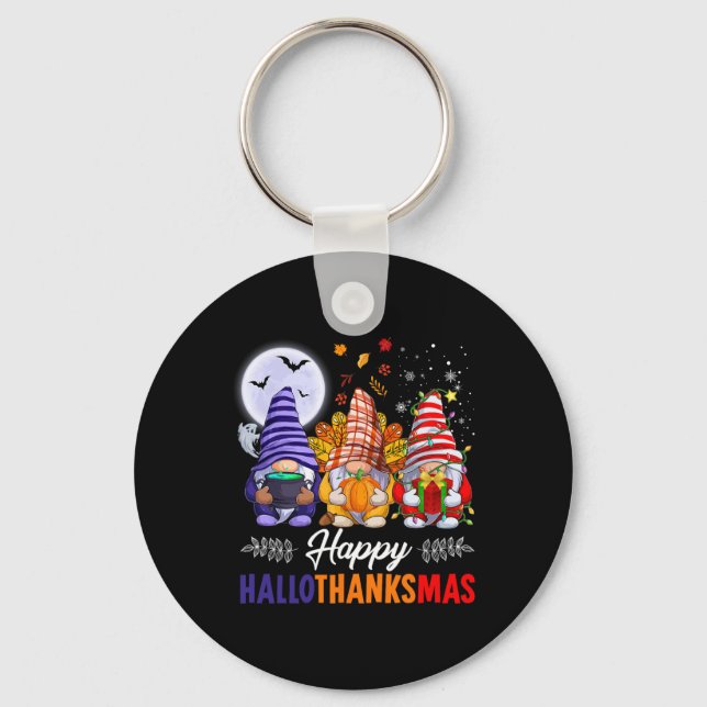 Llavero Navidades del Día de Acción de Gracias de Hallowee (Anverso)