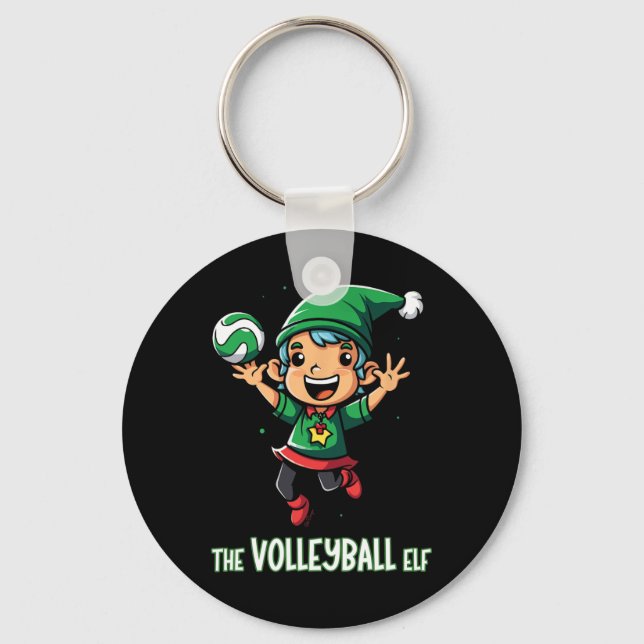 Llavero Navidades del Elf de voleibol que coinciden con el (Anverso)