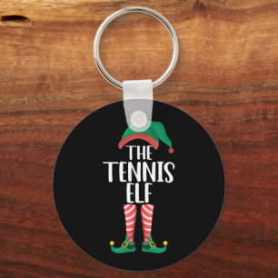 Llavero Navidades del grupo familiar Tennis Elf Matching