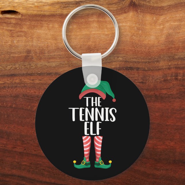 Llavero Navidades del grupo familiar Tennis Elf Matching (Anverso)