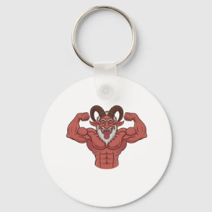 Llavero Navidades del mal Krampus Músculos Flexantes Fitne