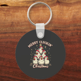 Llavero Navidades del Merry Clucking Ropa Funny