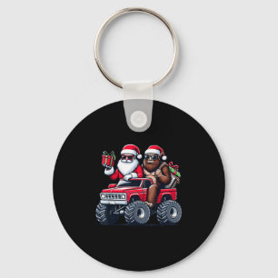 Llavero Navidades del Monstruo de Monstruo de Santa Bigfoo