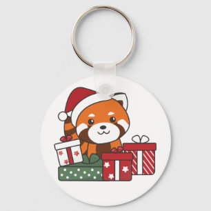 Llavero Navidades del Panda Rojo dan Invierno Pandas Rojo 
