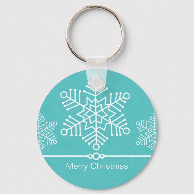 Llavero Navidades Delicados de Snowflakes Keychain (Anverso)