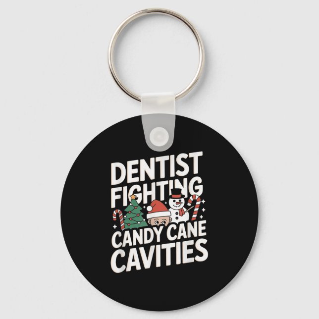 Llavero Navidades dentistas Cavidades Dental (Anverso)