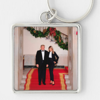 Llavero Navidades detienen al presidente Donald Trump y Me