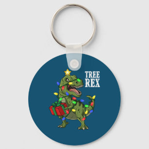 Llavero Navidades Dinosaur Tree Rex Boys Chicas Niños Navi
