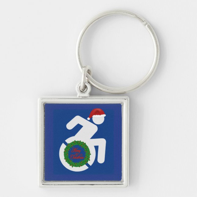 Llavero Navidades discapacitados (Frente)