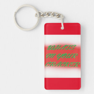 Llavero Navidades diseñan rojo blanco y verde
