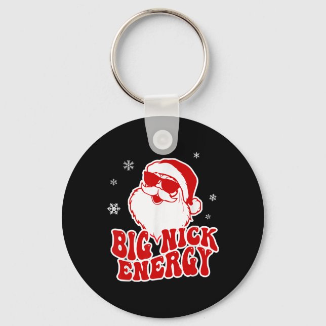 Llavero Navidades divertidos Big Nick Energy Santa Naughty (Anverso)