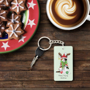 Llavero Navidades divertidos Calico Cat