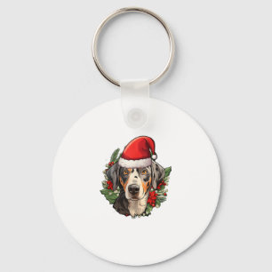 Llavero Navidades divertidos Catahoula Leopard Dog