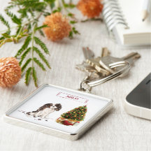 Navidades divertidos de Tri-Color King Charles Spa