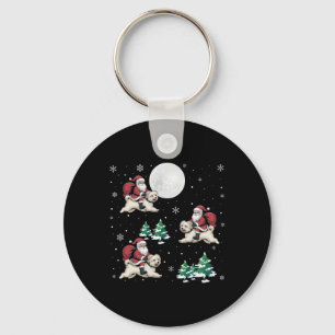 Llavero Navidades divertidos en el árbol de navidad de San