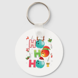 Llavero Navidades divertidos Ho Ho Ho Ho Bowling Pajama Sa