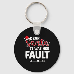 Llavero Navidades divertidos que emparejan parejas con su 