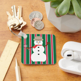 Llavero Navidades divertidos y entusiastas Detective Snowm