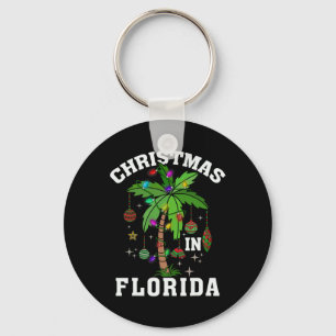 Llavero Navidades En Florida Deck The Palm Tree Xmas Winte