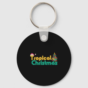 Llavero Navidades en julio - Árbol tropical Navidades